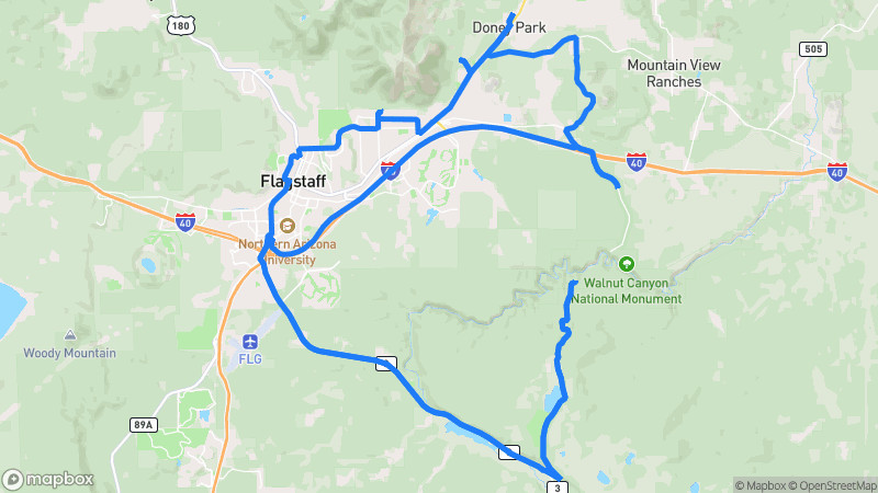 Photo of route Flagstaff Forest Loop in Flagstaff, Arizona, United States