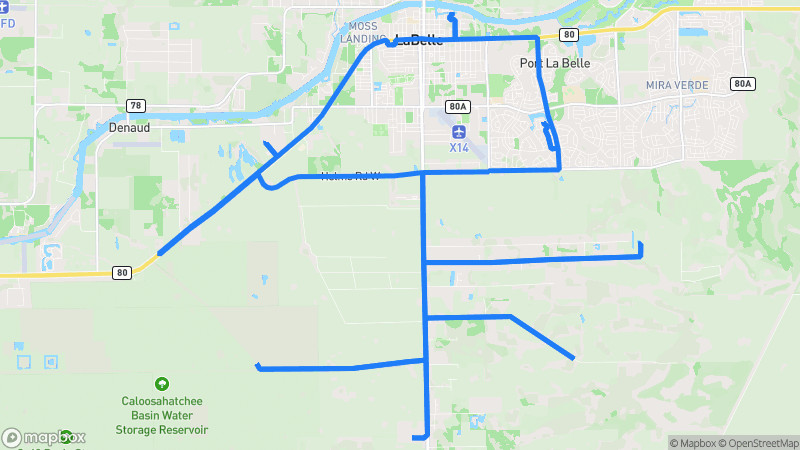 Photo of route LaBelle Sunset Loop in LaBelle, Florida, United States