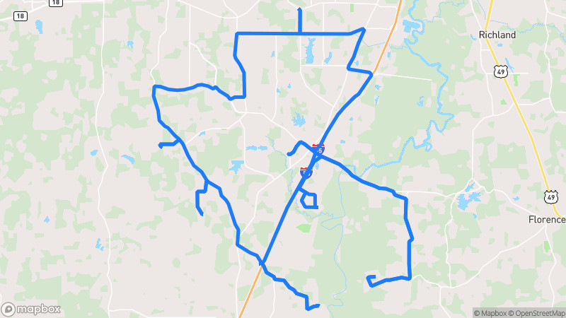 Photo of route Jackson Riverfront Loop in Byram, Mississippi, United States