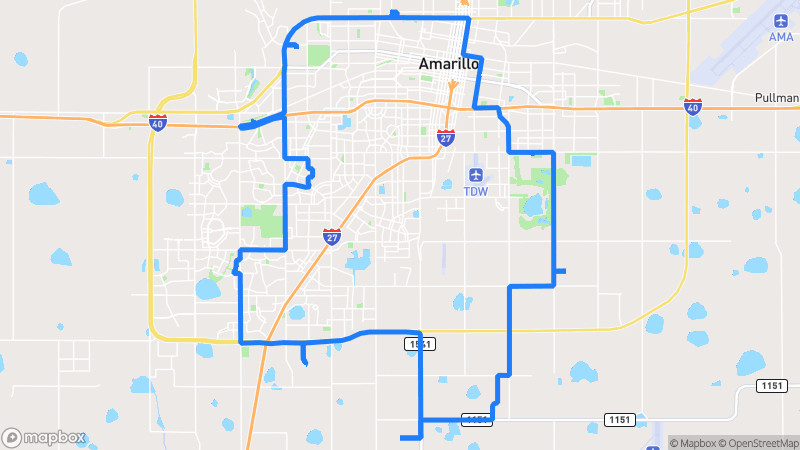 Photo of route Amarillo Canyon Loop in Amarillo, Texas, United States