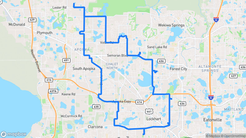 Photo of route Winter Park Scenic Loop in Apopka, Florida, United States