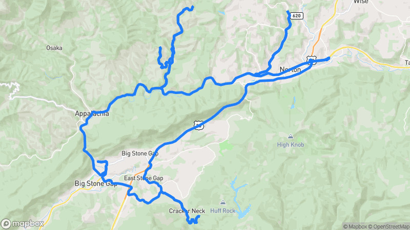 Photo of route Clinch Mountain Scenic Loop in Big Stone Gap, Virginia, United States