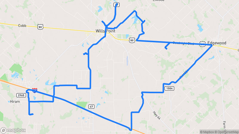 Photo of route Terrell Tangle Scenic Loop in Wills Point, Texas, United States