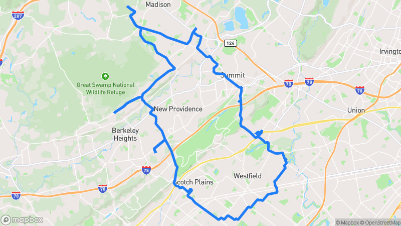 Photo of route Watchung Mountains Scenic Loop in Cranford, New Jersey, United States