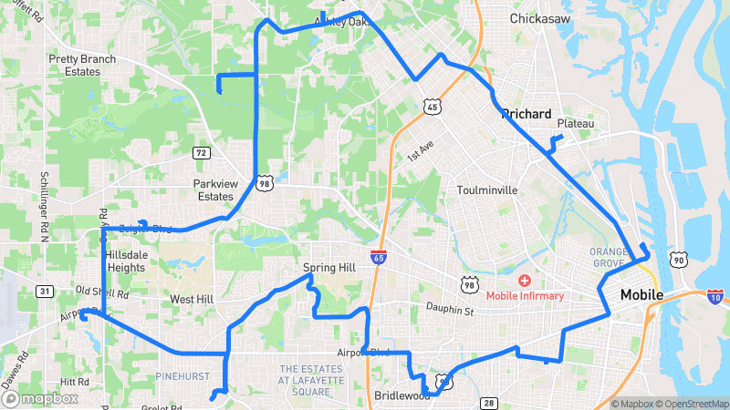 Photo of route Mobile Bay Coastal Loop in Mobile, Alabama, United States