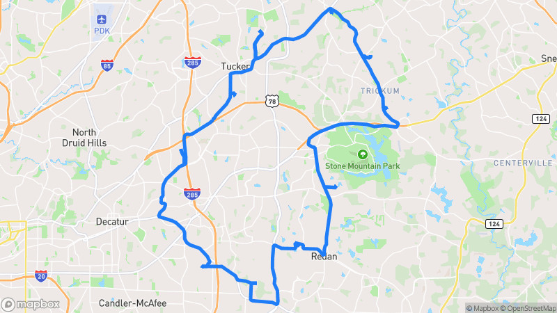 Photo of route Stone Mountain Scenic Loop in Stone Mountain, Georgia, United States