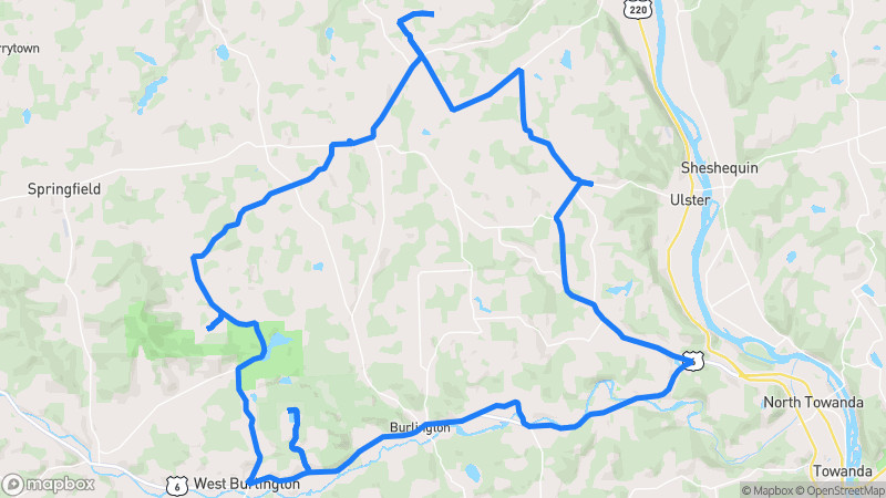 Photo of route Endless Mountains Scenic Loop in East Smithfield, Pennsylvania, United States