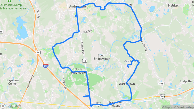 Photo of route Freetown State Forest Loop in Bridgewater, Massachusetts, United States