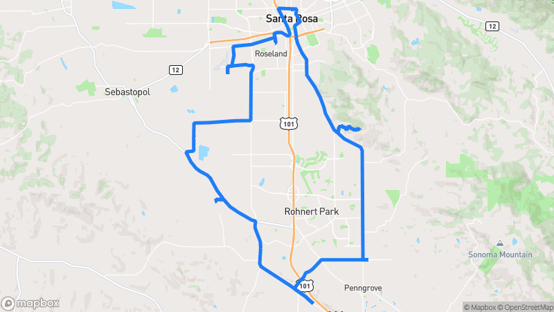 Photo of route Sonoma Valley Vineyard Loop in Santa Rosa, California, United States