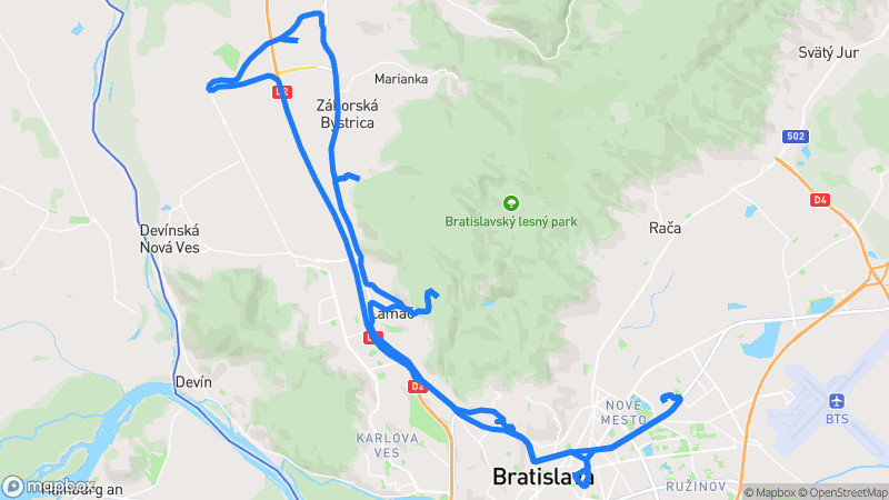 Photo of route Bratislava Highland Circular in Bratislava, Bratislava Region, Slovakia