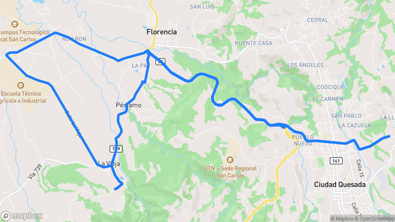 Photo of route Arenal Volcano Scenic Loop in Quesada, Alajuela Province, Costa Rica