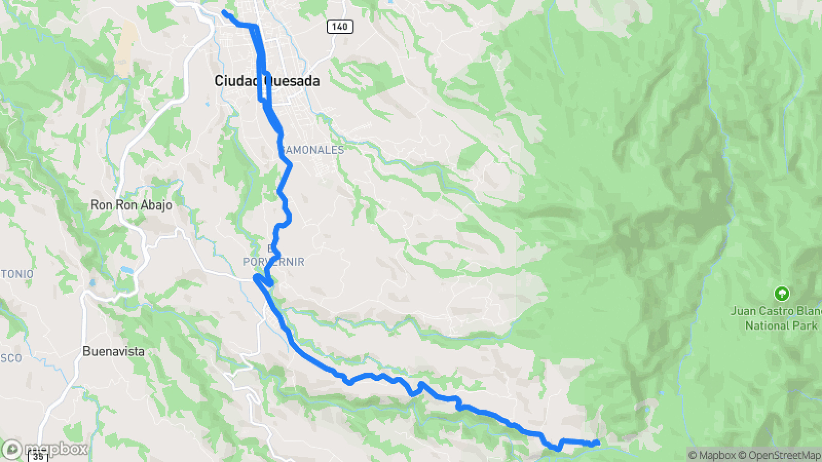 Photo of route Costa Rican Cloud Forest Loop in Quesada, Alajuela Province, Costa Rica