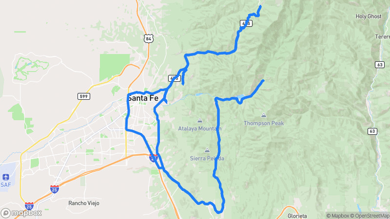 Photo of route Santa Fe High Road Scenic Loop in Santa Fe, New Mexico, United States
