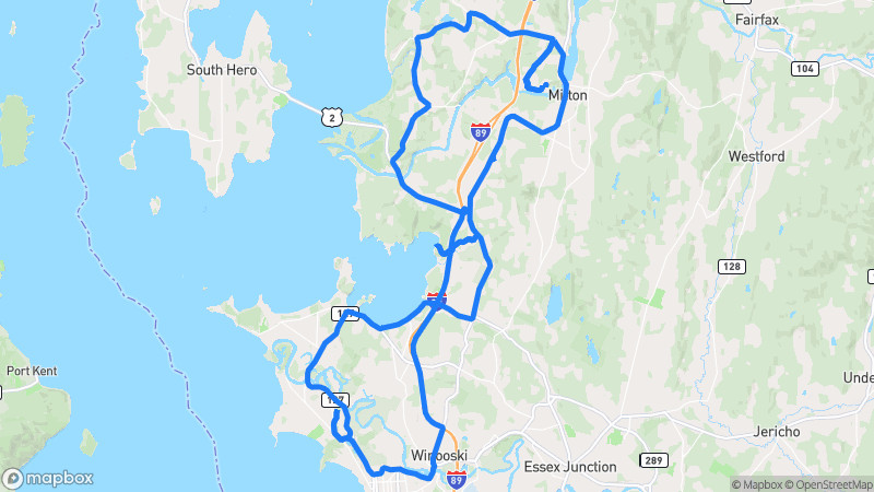 Photo of route Lake Champlain Coastal Loop in Milton, Vermont, United States