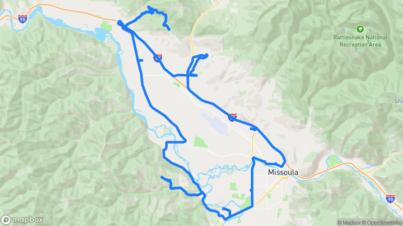 Photo of route Blue Mountain Scenic Loop in Missoula, Montana, United States