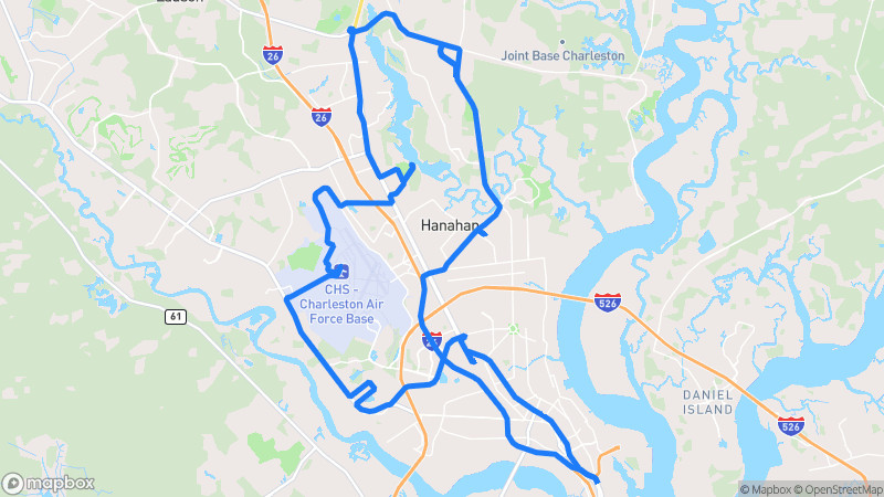 Photo of route Ashley River Scenic Loop in Hanahan, South Carolina, United States