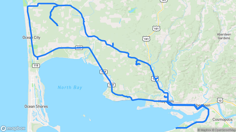 Photo of route Olympic Peninsula Coastal Loop in Hoquiam, Washington, United States
