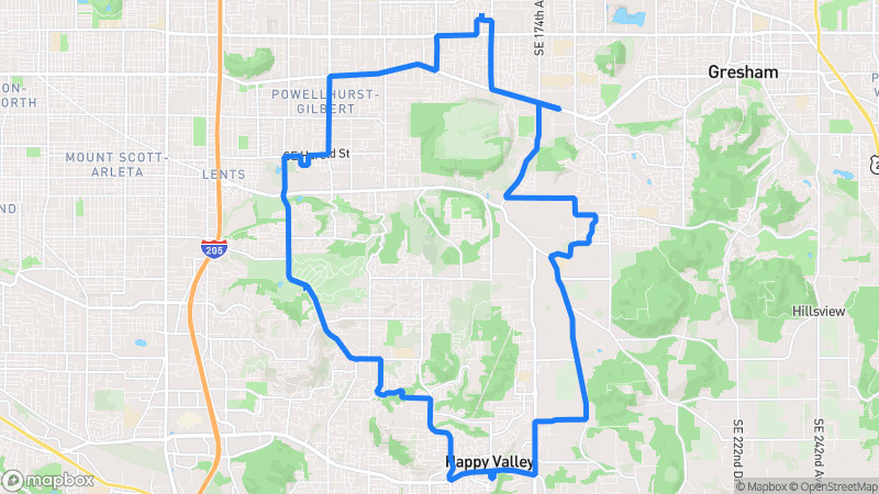 Photo of route Happy Valley Forest Loop in Portland, Oregon, United States