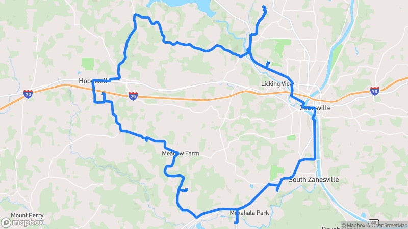 Photo of route Hocking Hills Scenic Loop in Zanesville, Ohio, United States