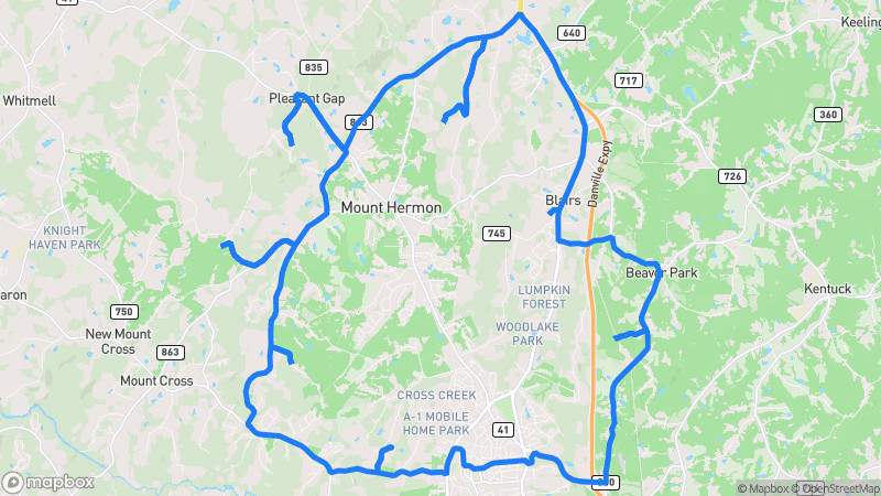 Photo of route Blue Ridge Foothills Scenic Loop in Danville, Virginia, United States