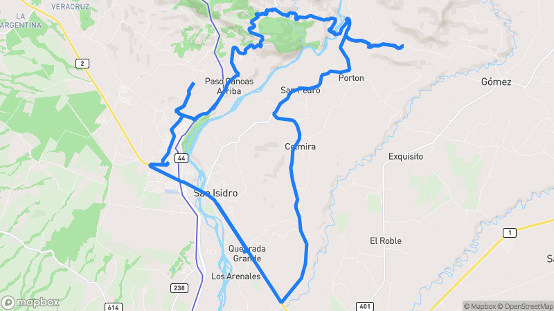 Photo of route Boquete Mountain Vista Circuit in Paso Canoas, Puntarenas Province, Costa Rica