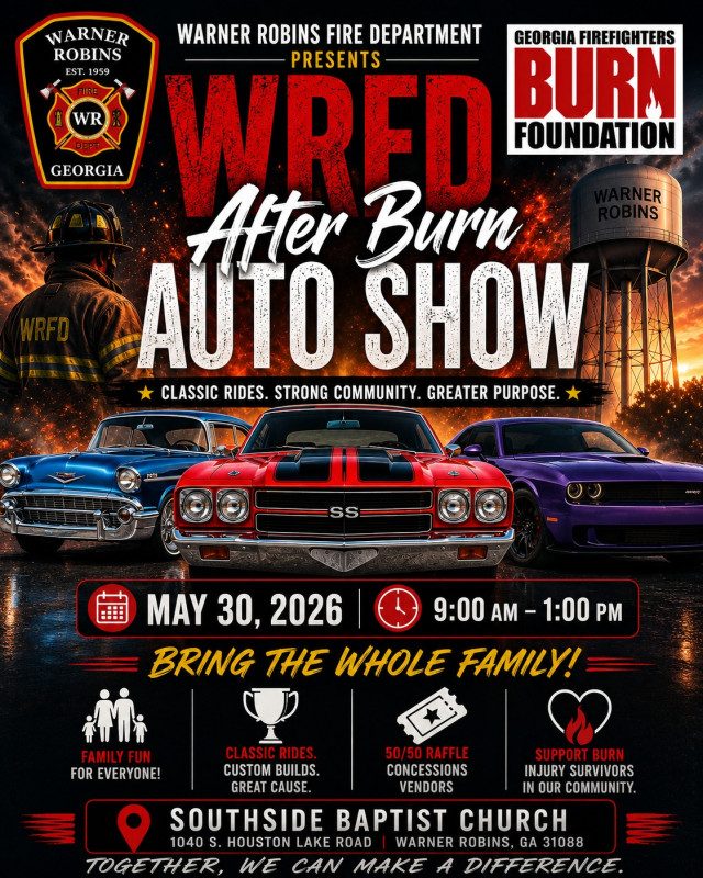 Wrfd WRFD After Burn Auto Show Warner Robins | Garage App Events